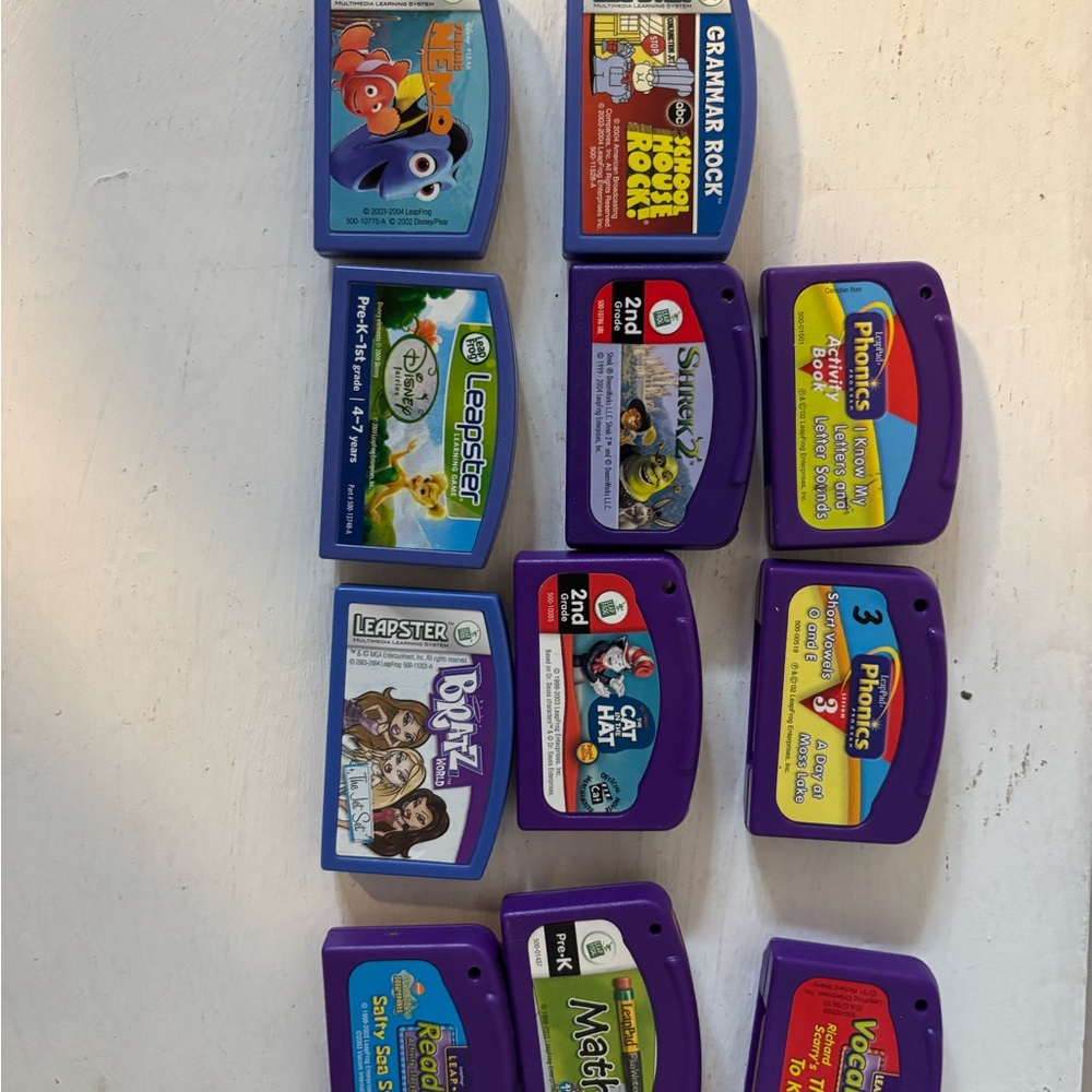 Learning Game Cartridges Set leapfrog untested 11 - Picture 2 of 2